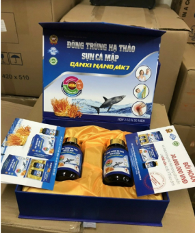 Viên uống Đông Trùng Hạ Thảo, Sụn Cá Mập, Canxi nano MK7