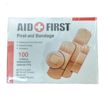 Hộp băng cá nhân dán vết thương Urgo Aid First 100 miếng, băng ago, băng dán vết thương tiện dụng