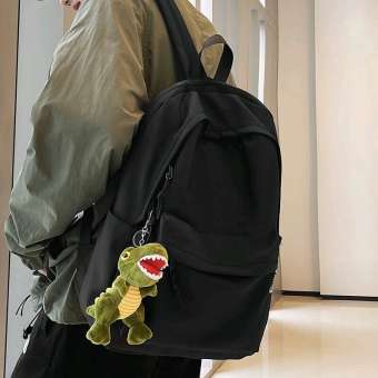 Balo Trơn Cặp đi học Ulzzang Hàn Quốc cho học sinh đựng nhiều sách vở Balo Ulzzang kiểu Hàn Quốc trơn đen BASIC MÀU nhiều màu vải dù chống nước đi học đi chơi nam nữ