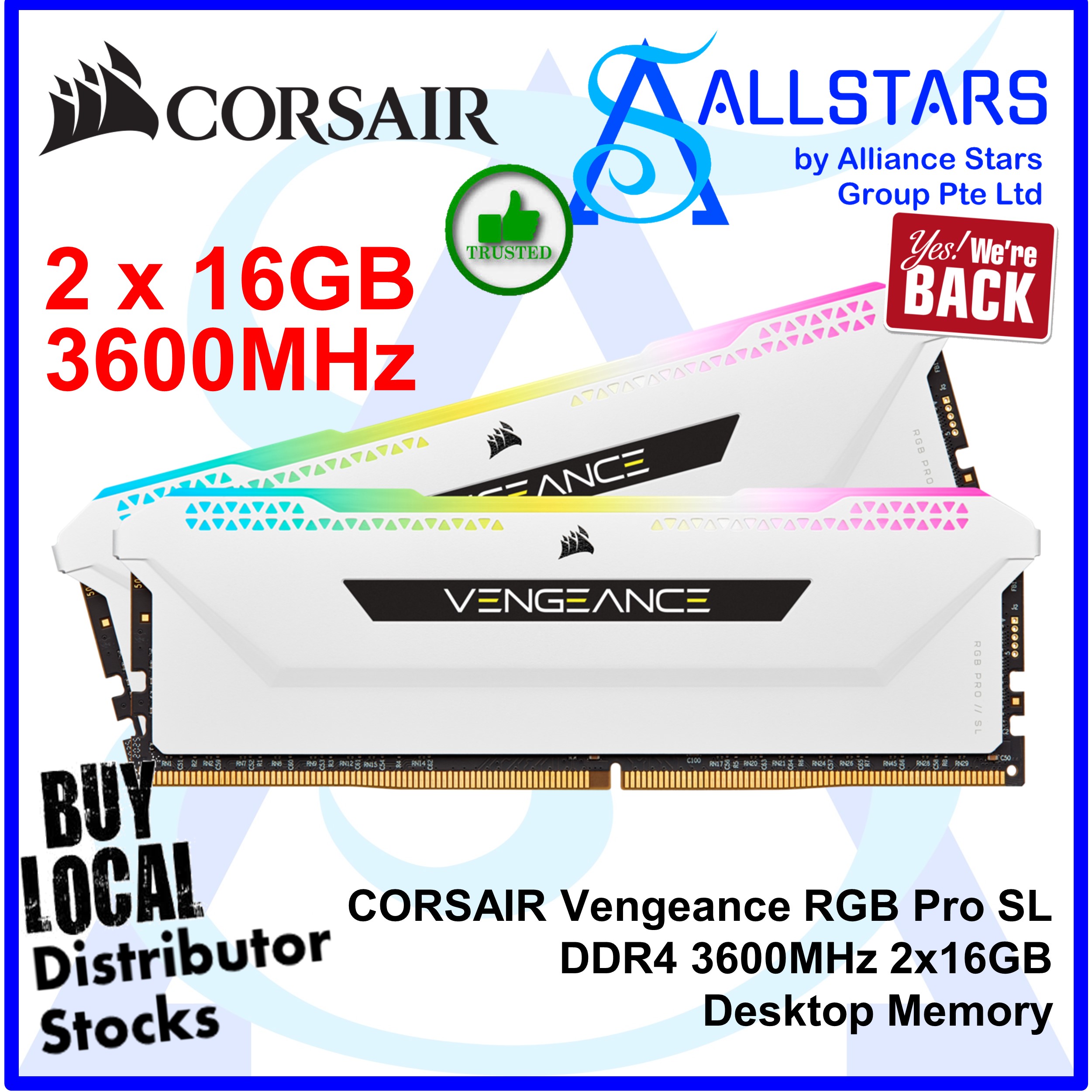 White on sale rgb ram