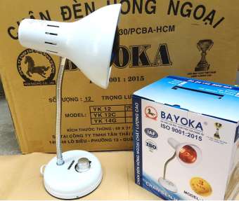 Đèn hồng ngoại trị đau nhức, sưởi ấm, trị tắc tia sữa, massage - đèn hồng ngoại Bayoka (đã có bóng 250w)