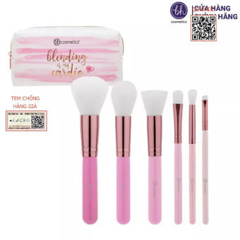 Bộ Cọ Trang Điểm 6 Cây Bh Cosmetics Mini Pink Perfection