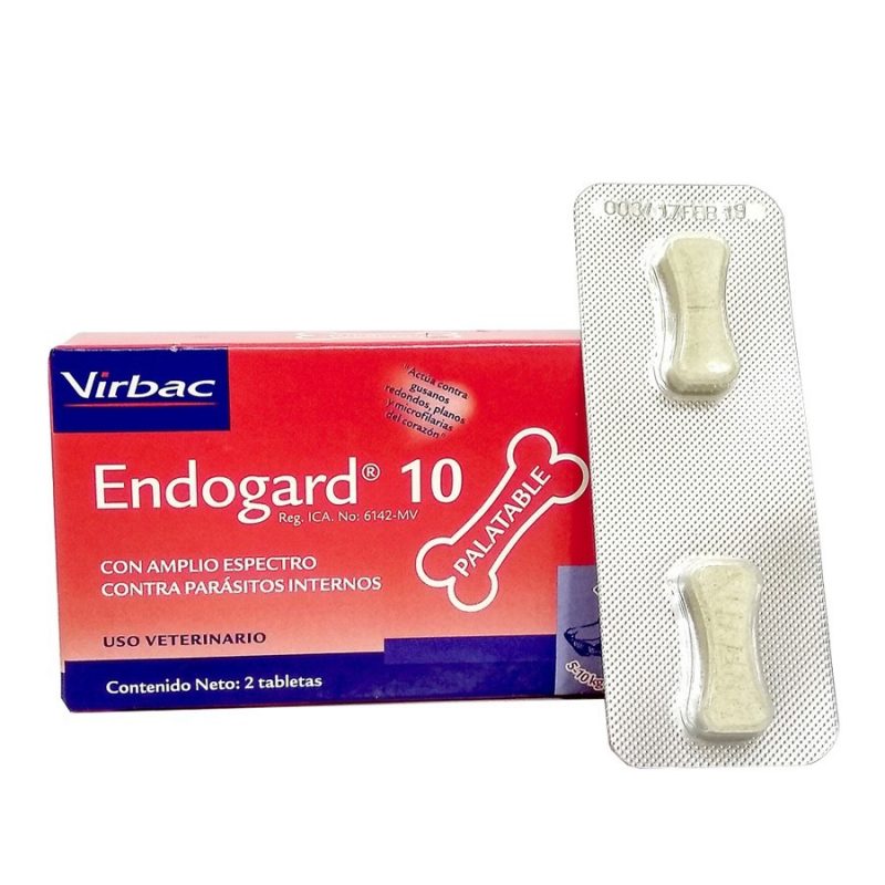 Viên xổ giun Virbac Endogard 1 Hộp 2 viên