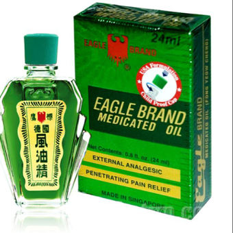 Dầu Gió Xanh 2 Nắp Eagle Brand [Mỹ] 24ML