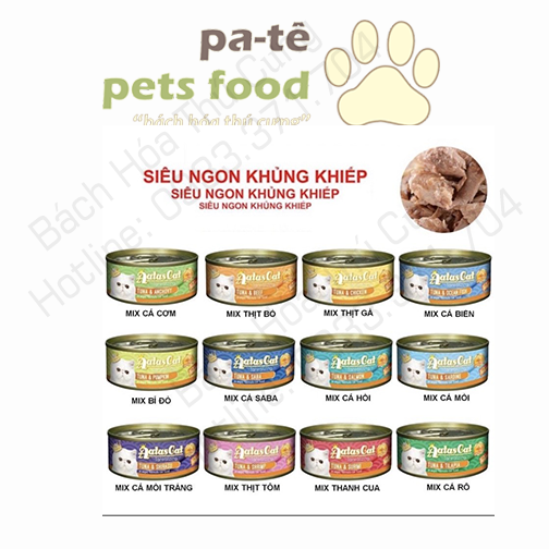 Pate aatas cho mèo mọi lứa tuổi