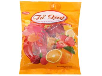 Kẹo Nhân Hương Trái Cây Tứ Quý (Gói 70g)