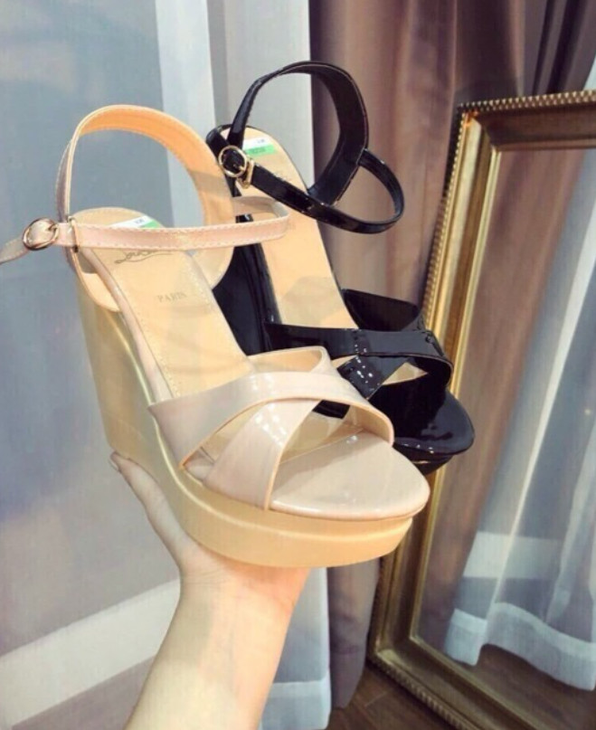 Sandal đế xuồng 12cm