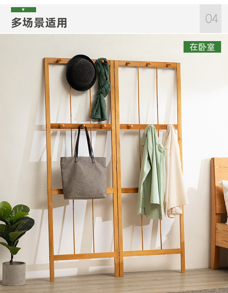 corner hanging coat rack