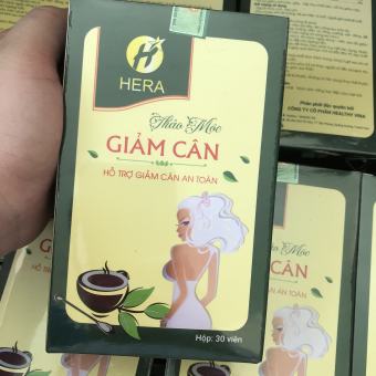 Trà Thảo Mộc Giảm cân Hera Plus dạng viên kèm phiếu bảo hành