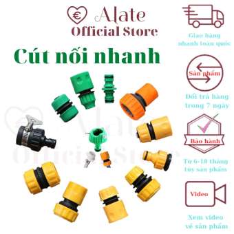 Khớp nối dài giảm tăng dây ống nước mềm phi 16, phi 21, phi 27, cút nối nhanh đầu vòi cấp, vòi tưới nước Lionking Tonydx Alate