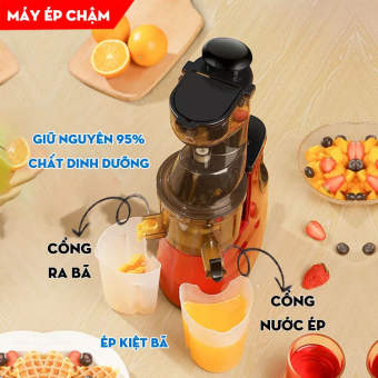 Hongxin RH312 - Hàng nhập khẩu Hàn Quốc - Máy ép trái cây, hoa quả, ép rau củ cực khô