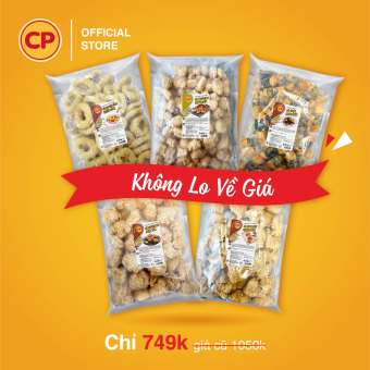CP Combo Không Lo Về Giá - Gồm 5 món Gà Tatsutaage Nhật Bản, Gà Karaage Chiên Giòn, Gà Popcorn Chiên Giòn, Gà Nugget Vòng Chiên Giòn, Gà Cuộn Rong Biển