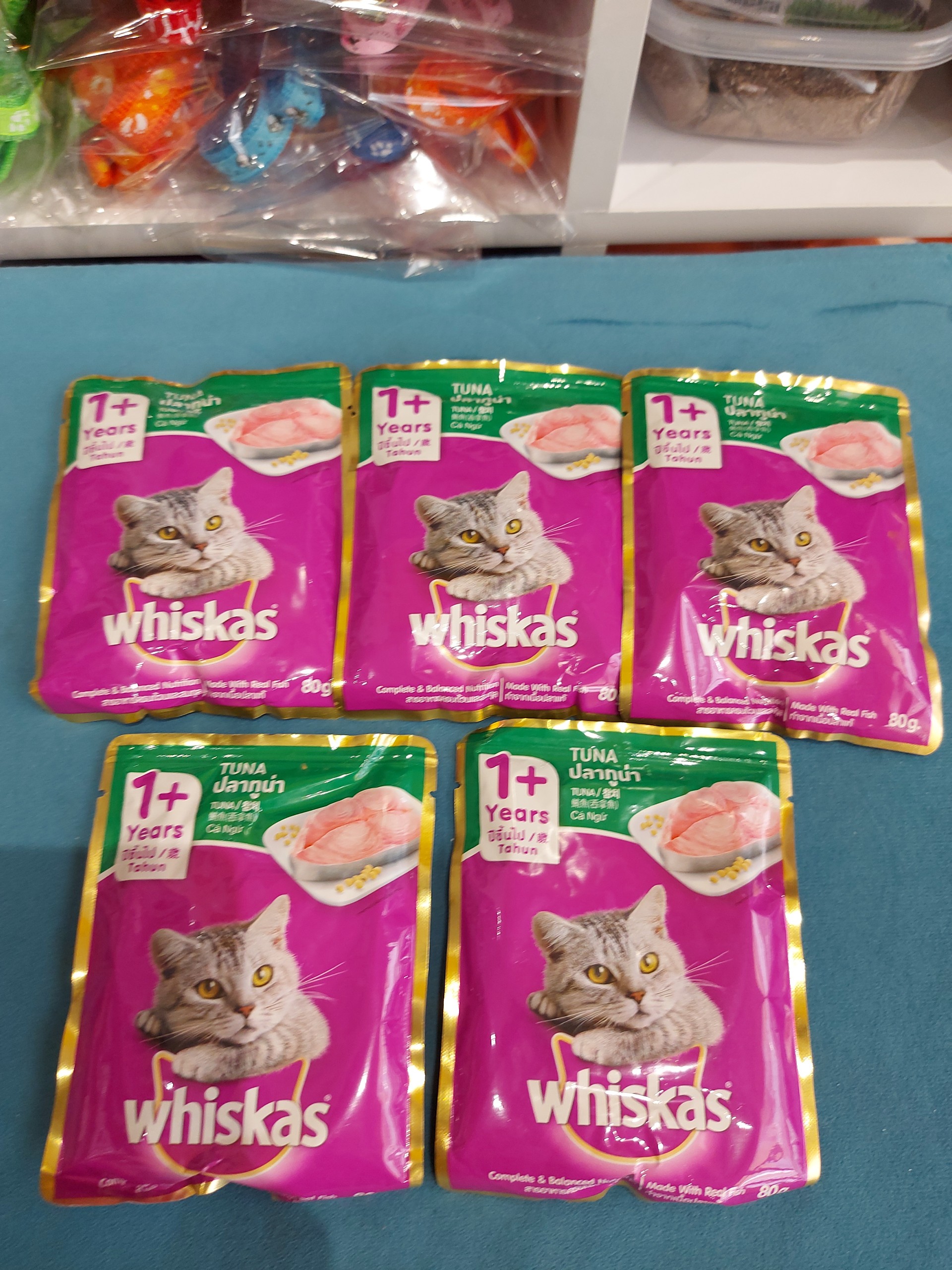 Combo 5 gói Pate Whiskas cho mèo