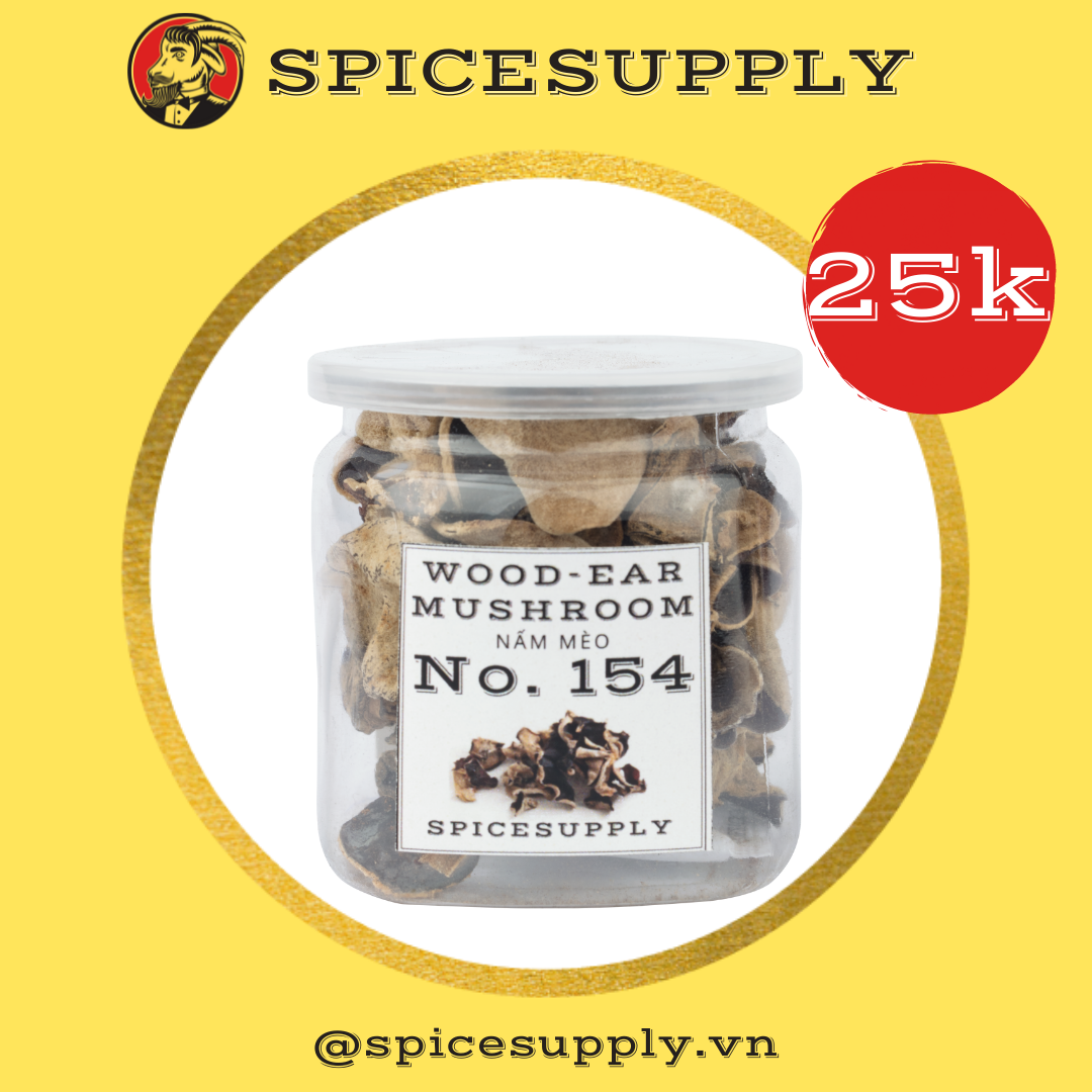 Hũ 30g Wood-Ear Mushroom - Nấm mèo khô loại ngon