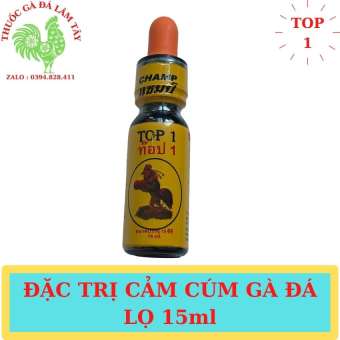 gà thay đổi thời tiết - chảy nước mũi - khó thở [ lọ 15ml ] thuoc dành cho gà đá.