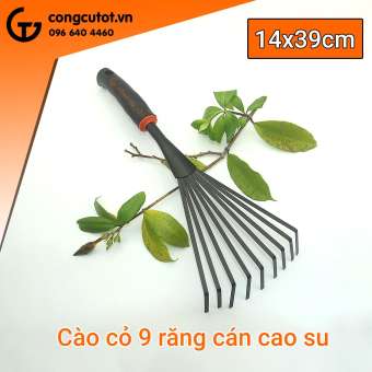 Cuốc - cào xới đất cán cao su