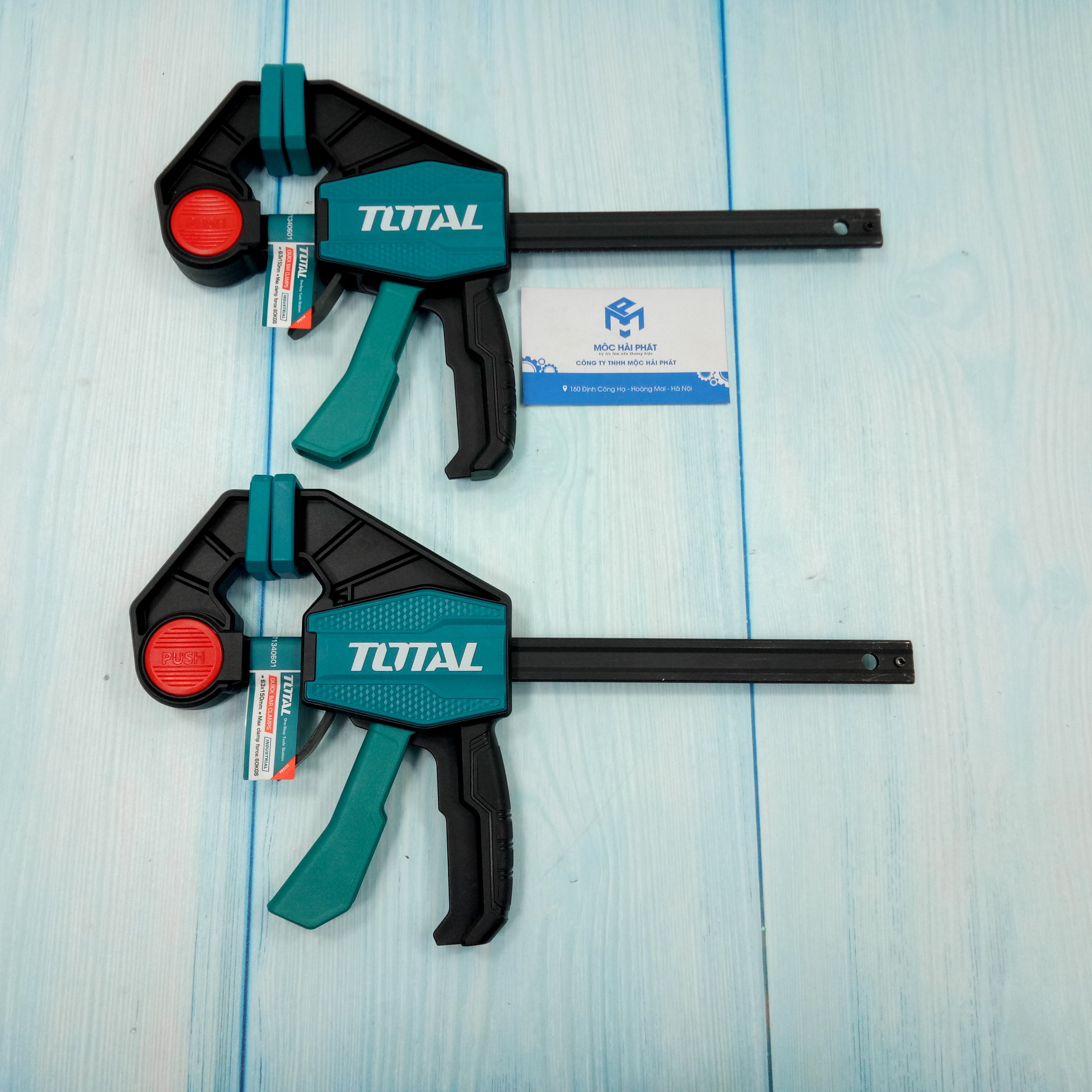 Total THT1340603 Cảo kẹp nhanh, cảo kẹp gỗ, eto bóp tay, thanh kẹp nhanh kích thước 6inch, 12inch, 18inch