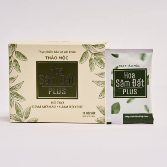 Trà hoa sâm đất PLUS MẪU XANH ZN mẫu mới dạng viên hộp 30 viên