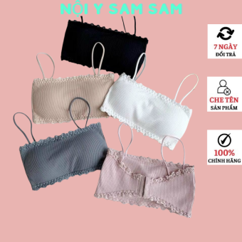 Áo Lót Quây 2 Dây, Áo bra nữ dạng ống có 3 khoá cài sau tiện lợi như áo ngực.