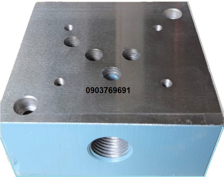 DONKIN đế van thủy lực ( manifold block ) size 03-1 van, ren 1/2"