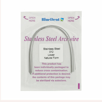 Gói 10 Dây Cung Chỉnh Nha Tròn, Vật Liệu Chỉnh Nha Niềng Răng Nha Khoa