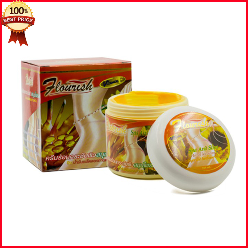 Kem tan mỡ bụng gừng ớt Flourish Thái Lan new 500ml