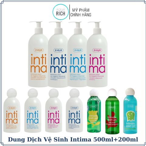 Dung dịch vệ sinh phụ nữ intima ziaja 500ml
