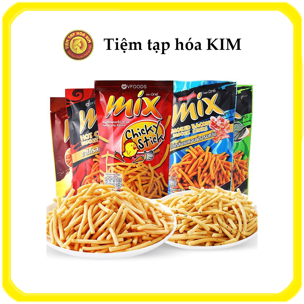 Bim bim tăm mix thái lan gói 75g