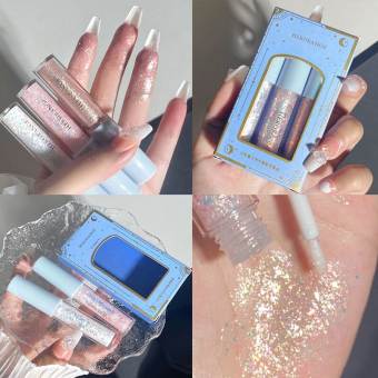 Bút Dạ Quang Nhũ Lấp Lánh Bút Kẻ Mắt Dạng Lỏng Bút Dạ Kẻ Mắt Nhũ Vàng Bền Chống Nước Và Sáng Bóng Dụng Cụ Làm Đẹp Trang Điểm