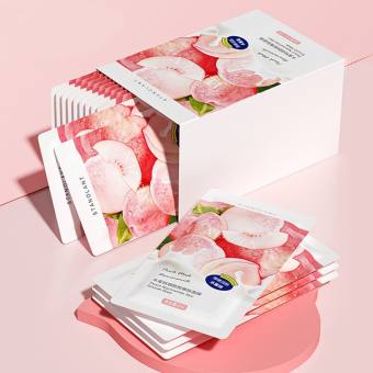 Hộp 30 Gói Mặt Nạ Ngủ Đào Venzen Peach Mask Niacinamide