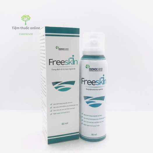 Freeskin dung dịch xịt mụn ngoài da 80ml