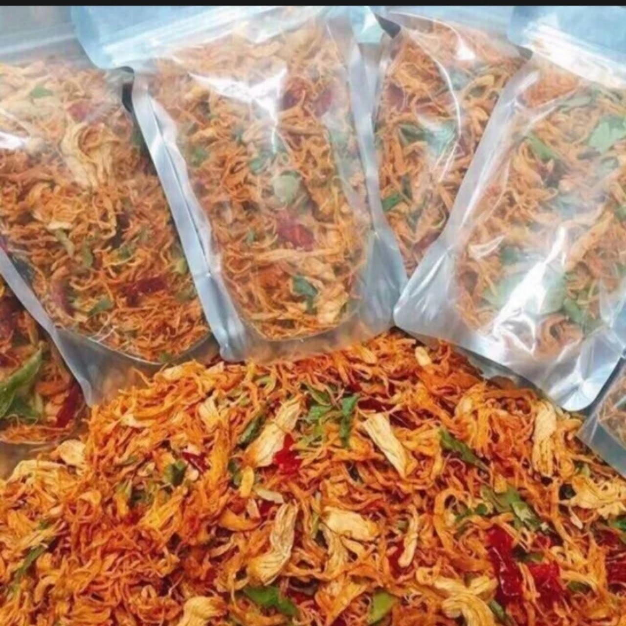 1kg khô gà lá chanh siêu rẻ siêu ngon hiệu cô ba food