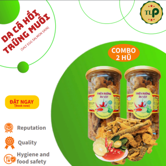 DA CÁ HỒI TRỨNG MUỐI SINGAPORE GIÒN NGON - MỖI HŨ 200G