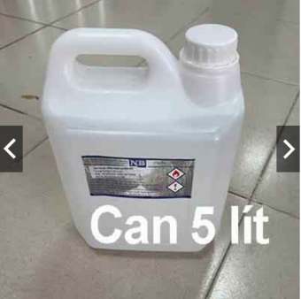 Cồn 60 độ, rửa tay, sát khuẩn can 5 lít, hàng công ty có MSDS an toàn hóa chất