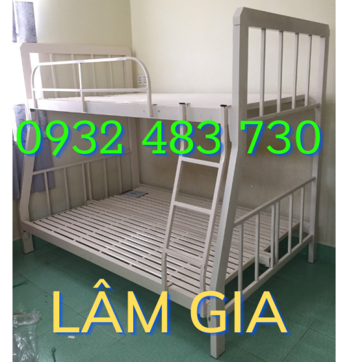 Giường sắt tầng trẻ em cao cấp 1m2x1m6 hộp 48