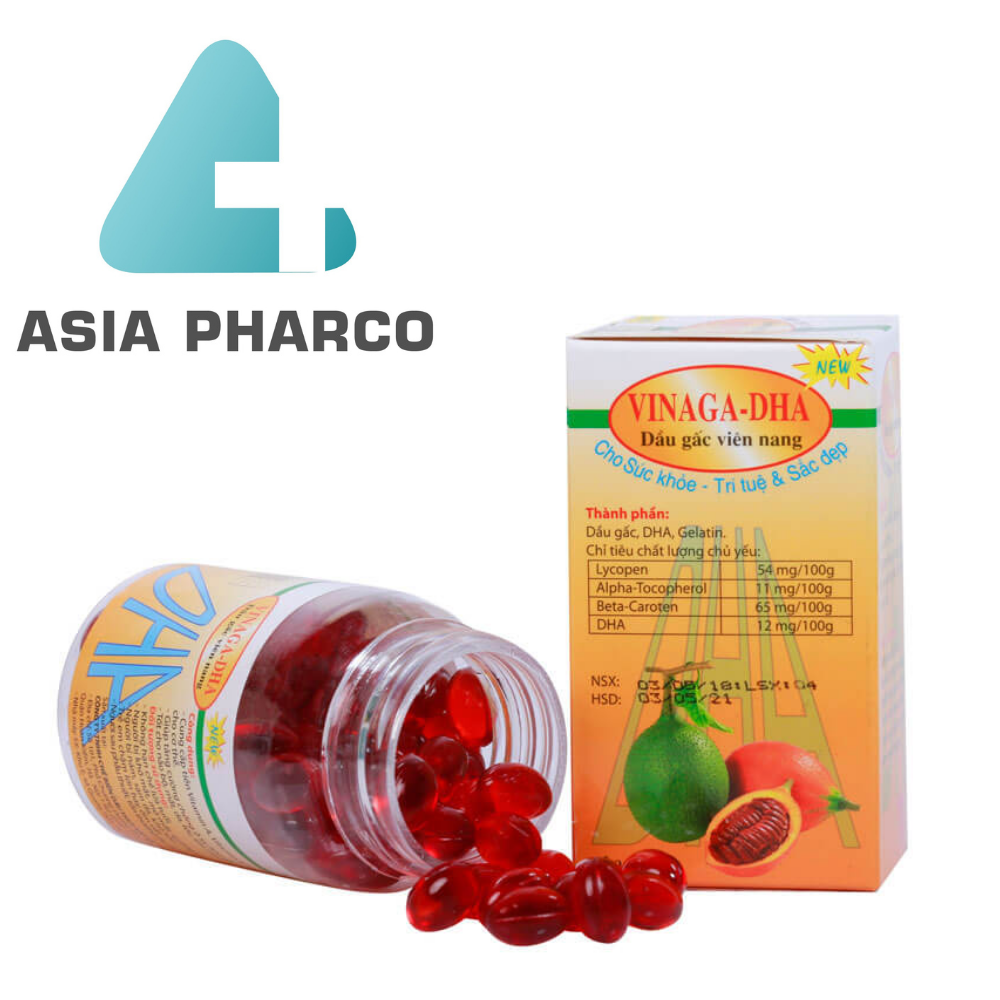 Dầu gấc vinaga-dha sáng mắt đẹp da