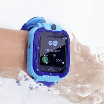 Đồng hồ trẻ em lắp sim nghe gọi định vị màn hình cảm ứng chống nước hỗ trợ đèn pin Q12