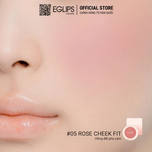 Phấn má hồng Eglips Cheek Fit Blusher (Có chọn màu)