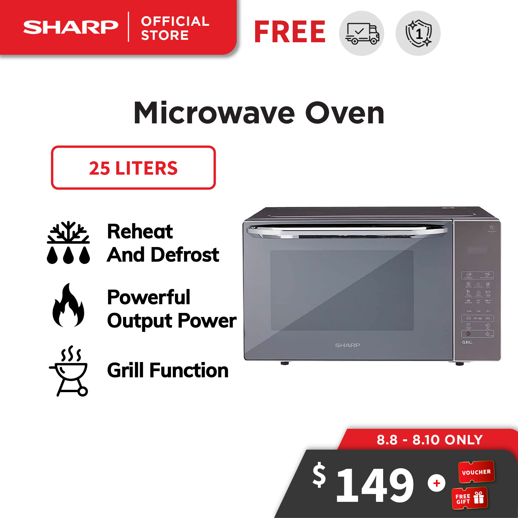 25 ltr convection microwave oven