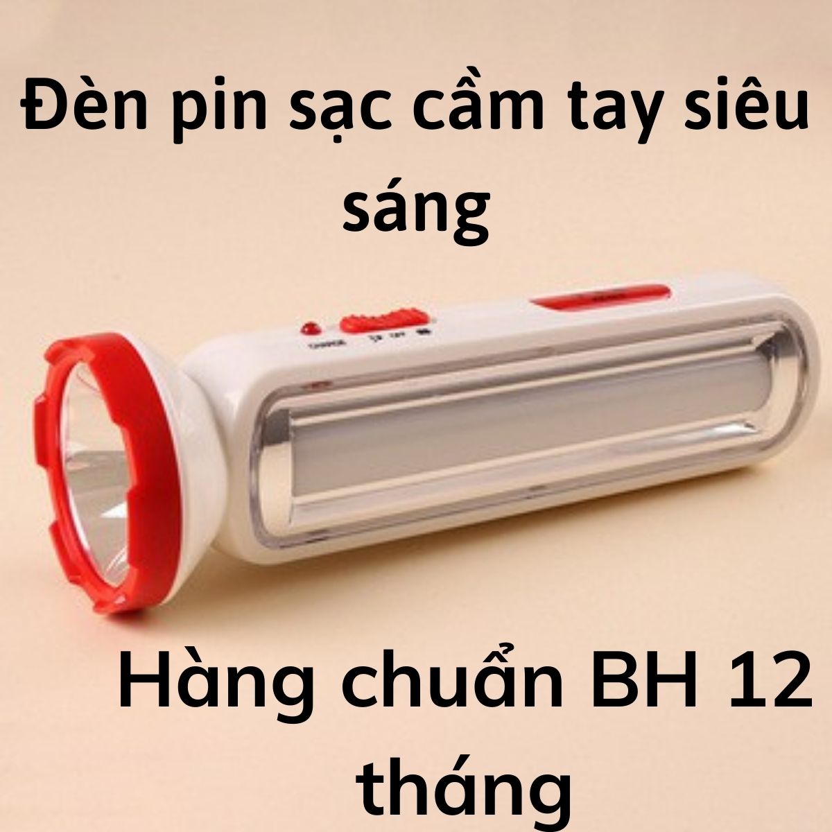 Đèn pin led cầm tay siêu sáng 2 chế độ kn-4316, kn-4110