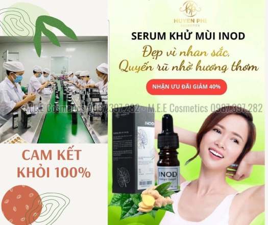 Serum ĐẶC TRỊ HÔI NÁCH INOD Huyền Phi 5ml tác dụng triệt hôi nách, hôi chân, mồ hôi tay chân vĩnh viễn