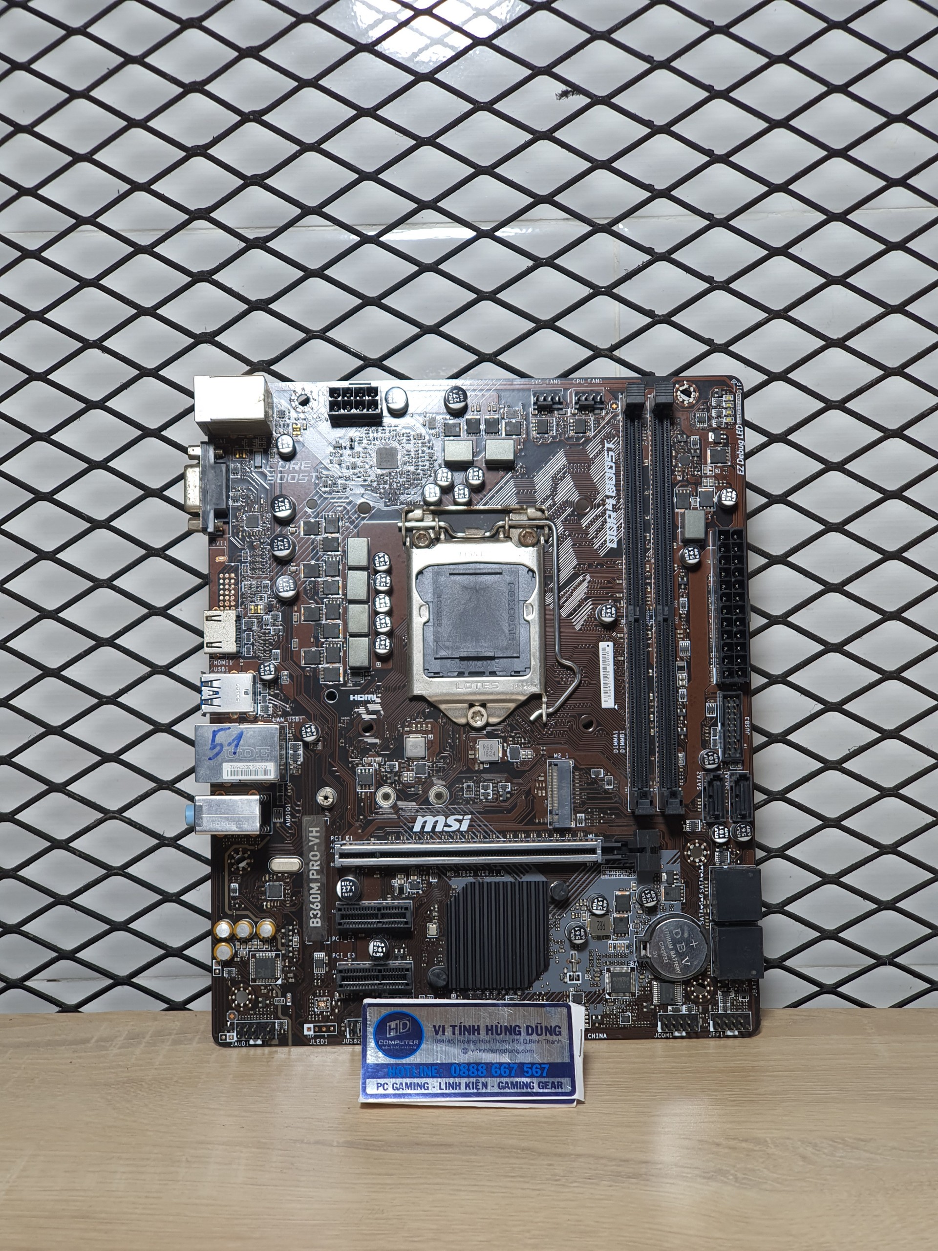 Main msi b360m pro vh bh 1 tháng