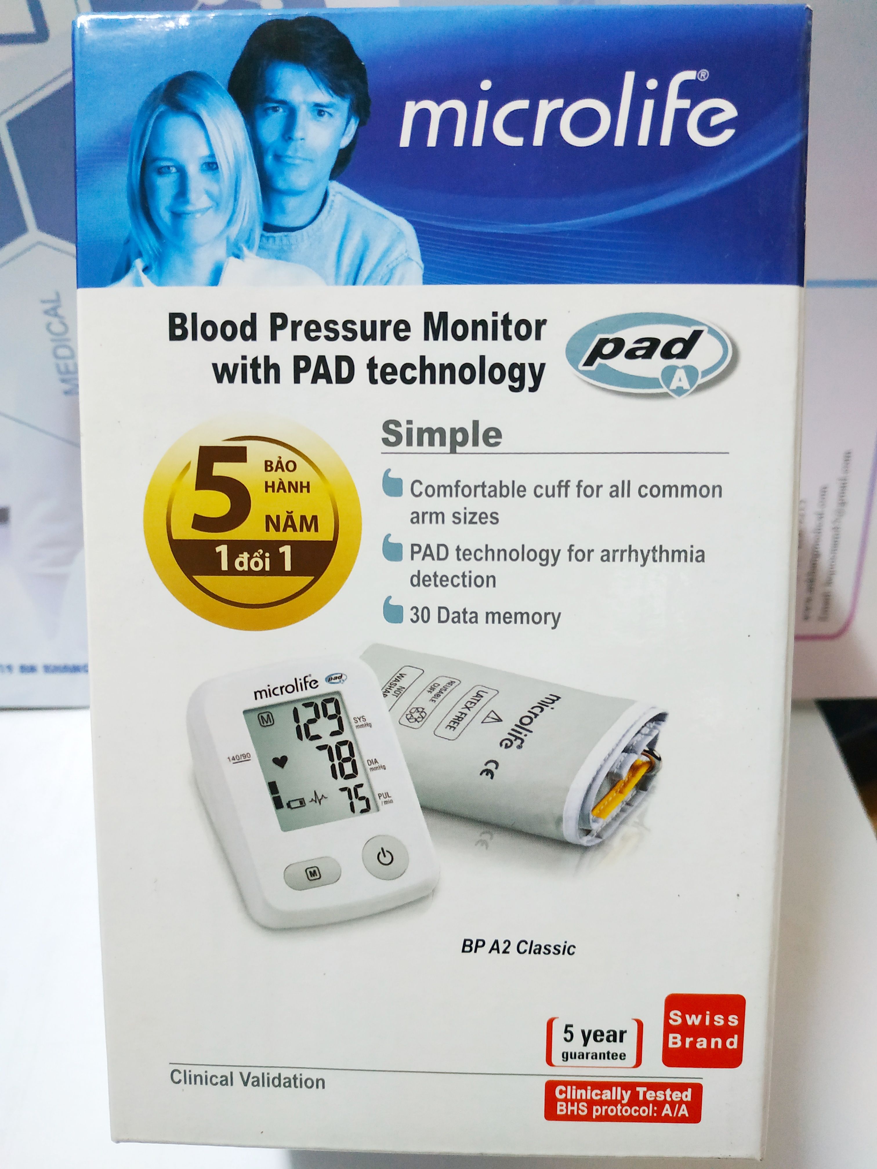 Máy đo huyết áp microlife BP A2 Classic