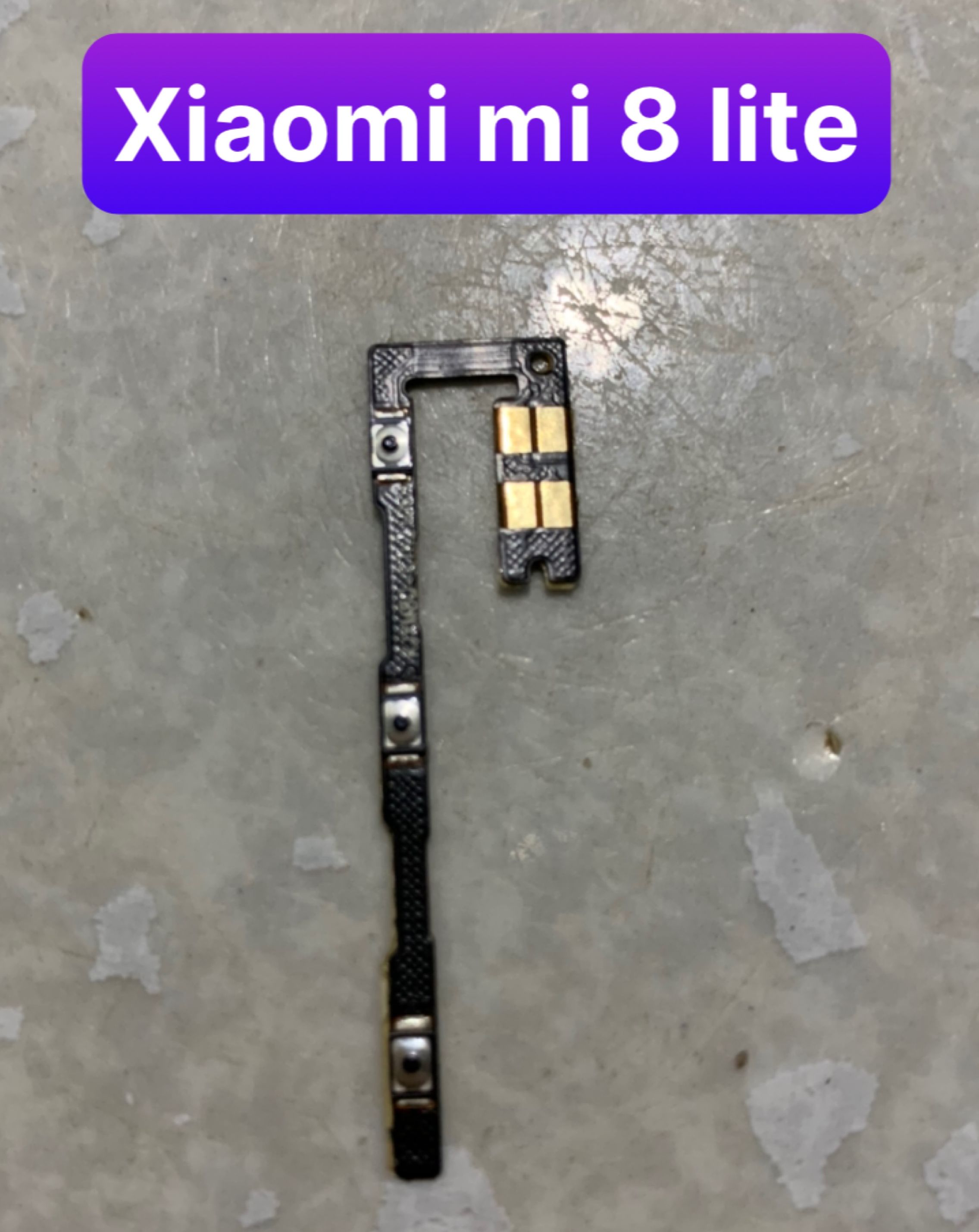 Cáp nguồn liền âm lượng xiaomi Mi 8 lite