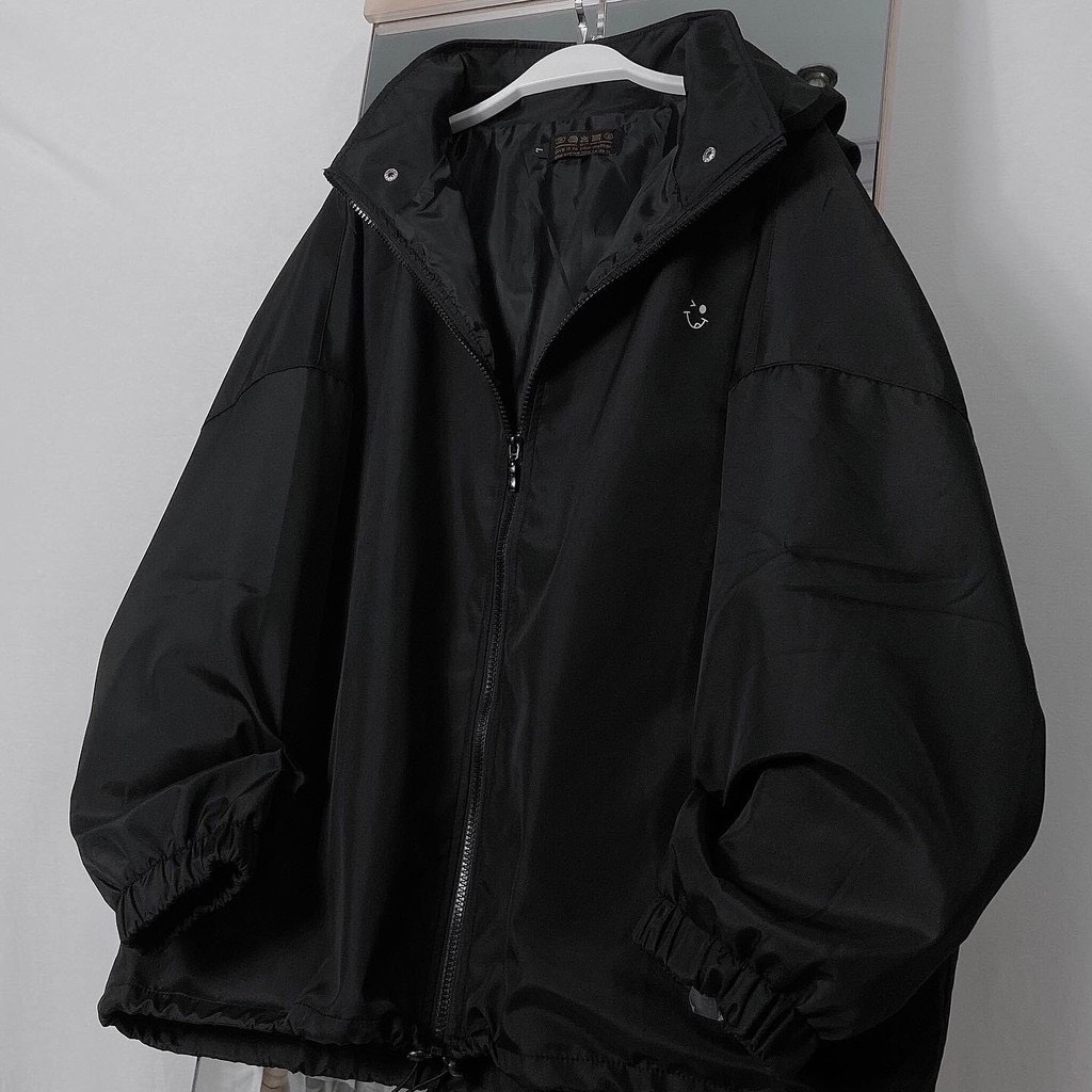 Áo khoác dù jacket nam nữ - unisex - yayshop - nón/mũ tháo rời - ulzzang - form rộng hàn quốc
