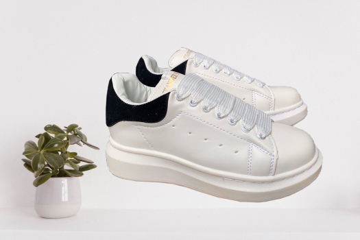 Giày CMC Quin Nam Nữ gót nhung đen dây lụa chất liệu da mềm đi êm