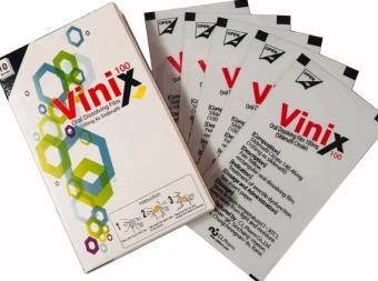 Tem ngậm Vinix 100mg Tem ngậm Hàn Quốc - hộp 10 tem