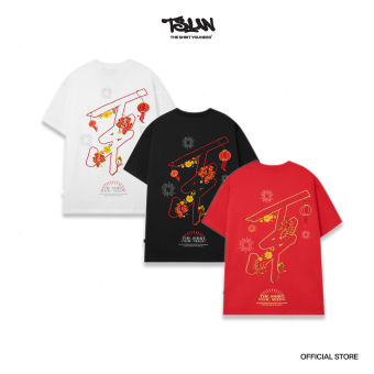 Áo Thun Tết TSUN CungHyPhatTai - Thêu - [UNISEX] - Đỏ/Trắng/Đen