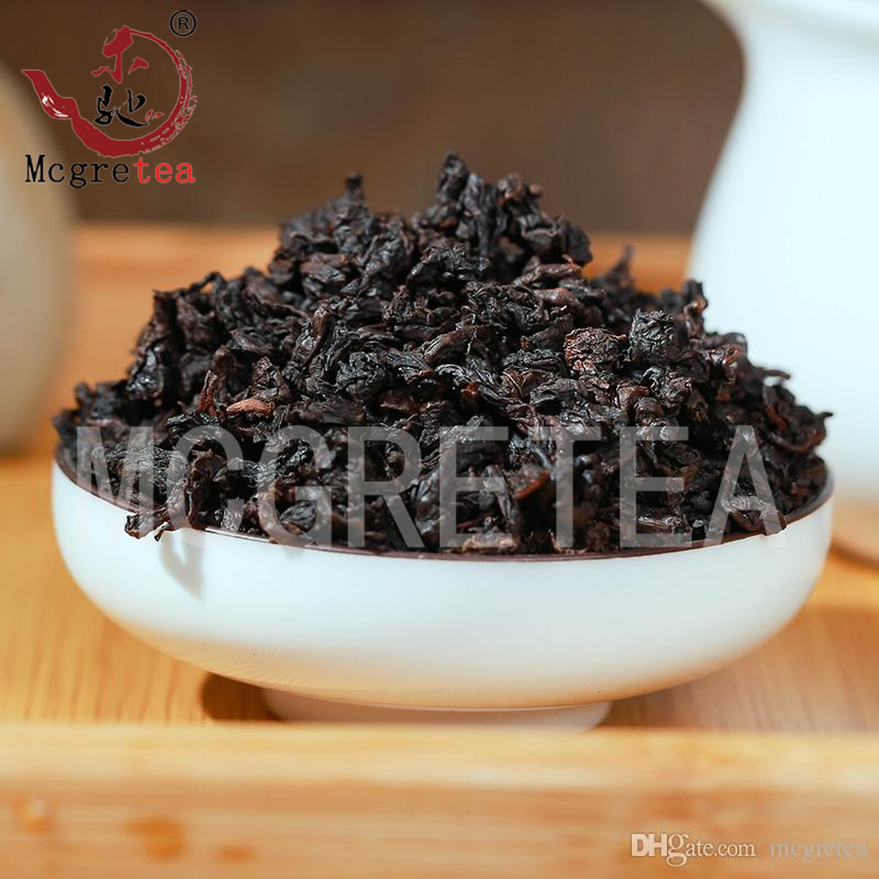 Gambar 2022 Tahun Kelas Cina Teh Oolong Hitam Potong Minyak Teh Oolong Hitam Teh Penjagaan Kesihatan 250G Bebas Pembungkusan Gelembung