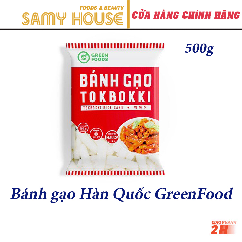 [Samy Food] Bánh gạo Hàn Quốc Tokbokki truyền thống dạng thỏi 500g